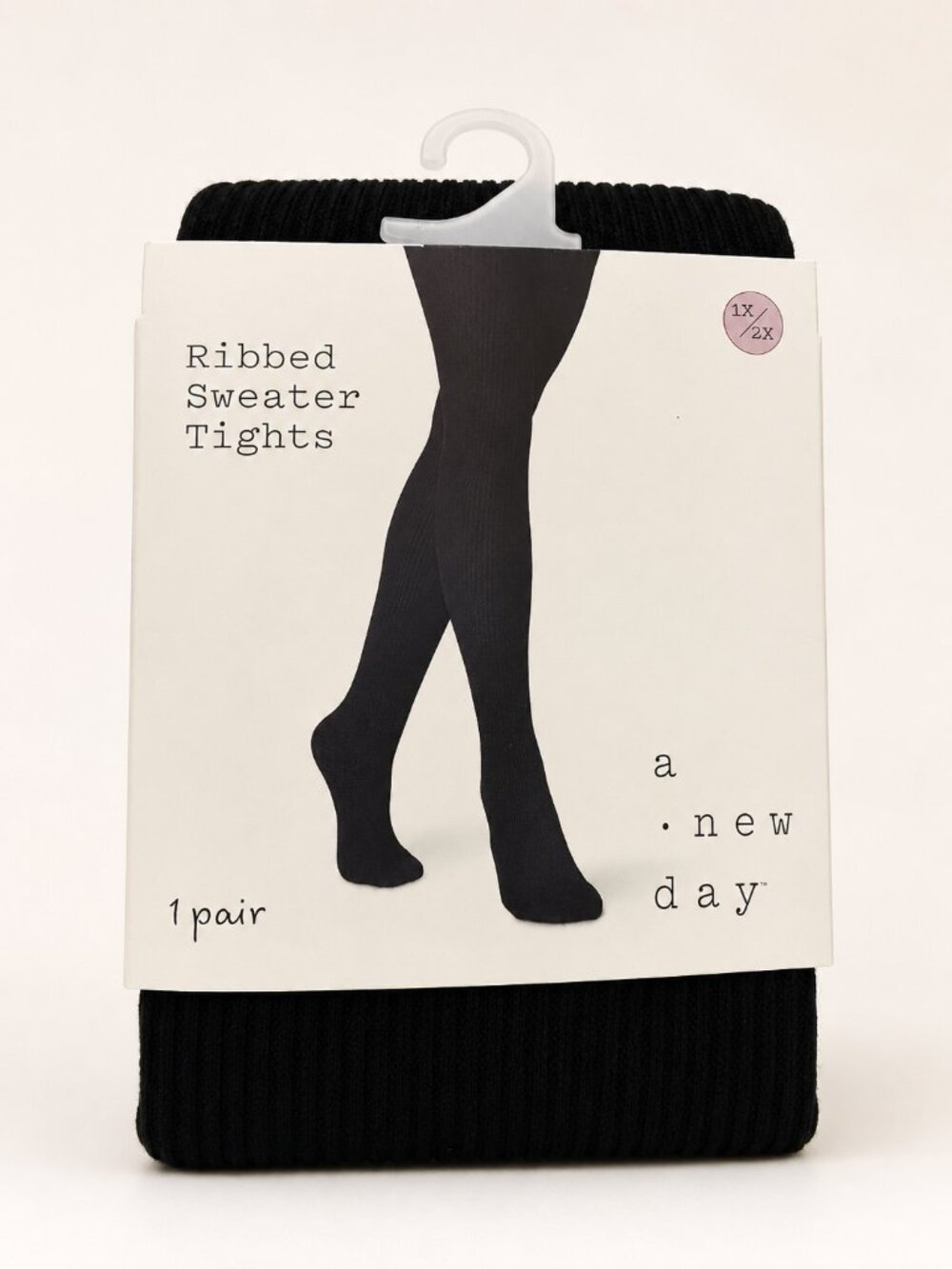 A New Day Women’s Ribbed Sweater Tights 1X/2X NWT